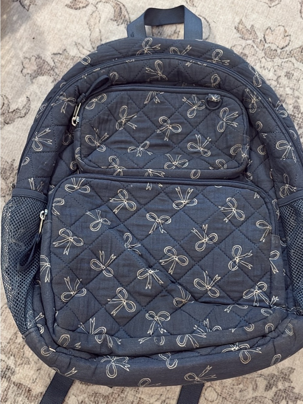 Cat & Jack blue Bow Backpack